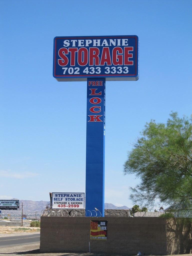 Stephanie Storage 50' Pole Sign - Patrick's Signs, Inc.